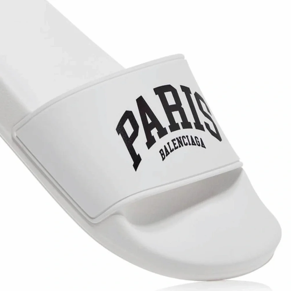 BALENCIAGA Womens Cities Pool Slide Sandals 9 B/39 EU - Picture 4 of 14